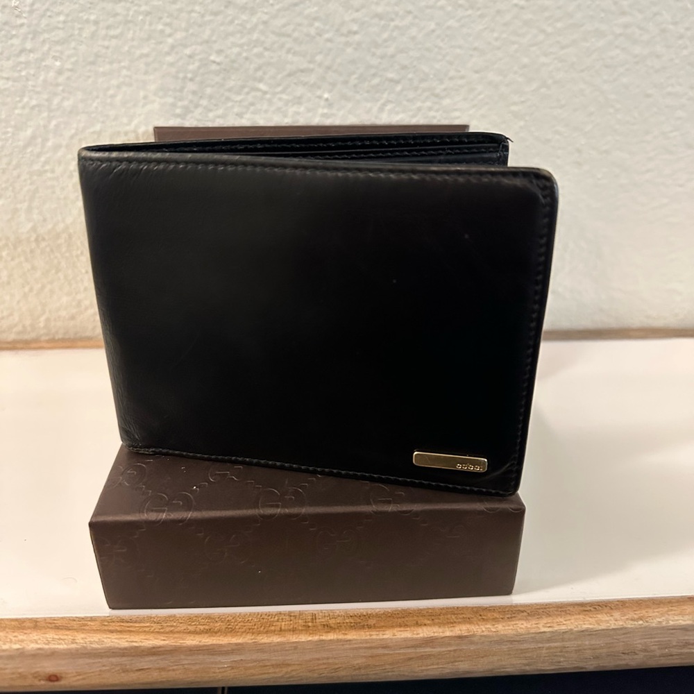 Gucci Black Leather Wallet
